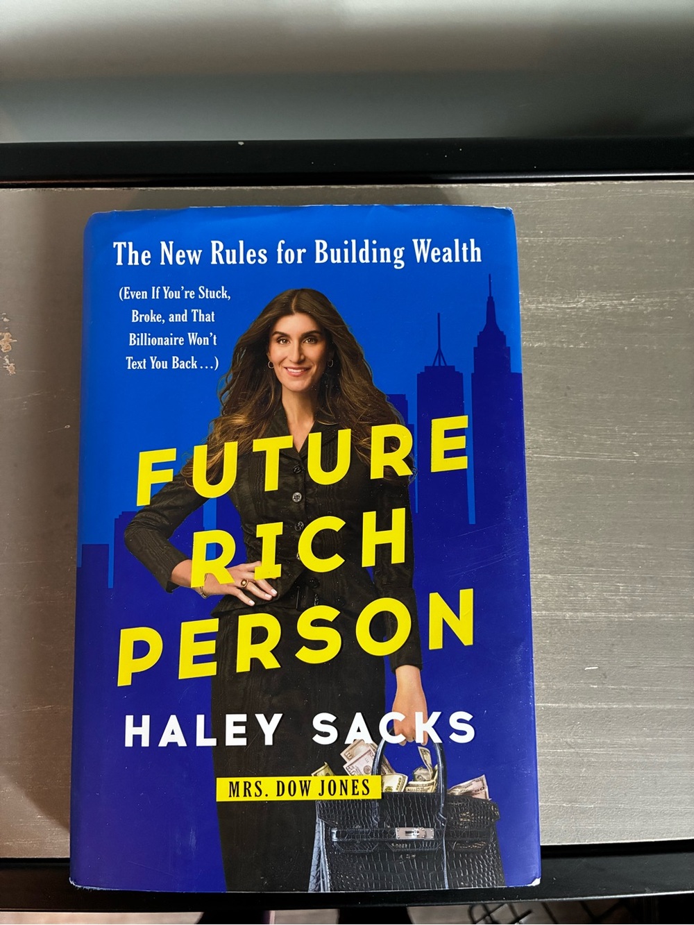Future Rich Person by Haley Sacks — Blue Hardcover Personal Finance Guide